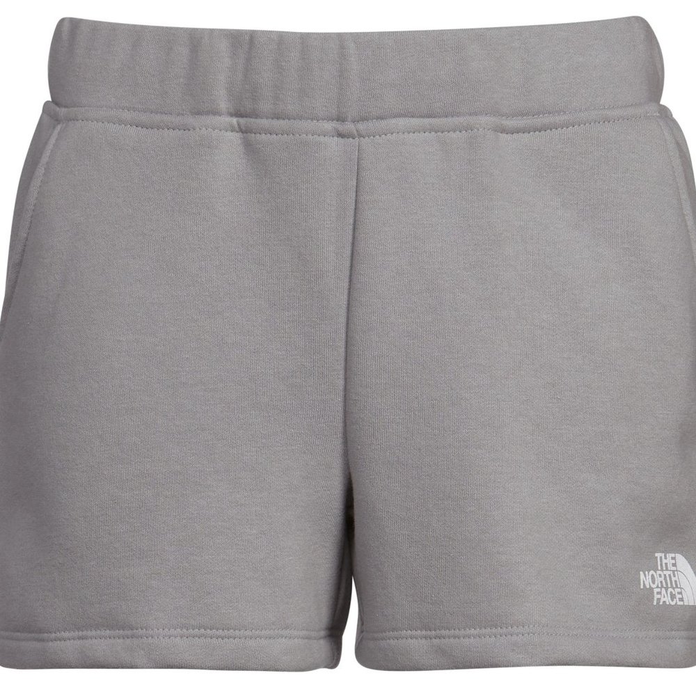 NWT The North Face Girl's Camp Fleece Shorts Athletic Gray Size XS $30 D315